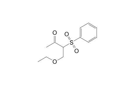 3-(benzenesulfonyl)-4-ethoxy-2-butanone