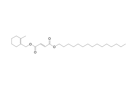 Fumaric acid, 2-methylcyclohex-1-enylmethyl pentadecyl ester