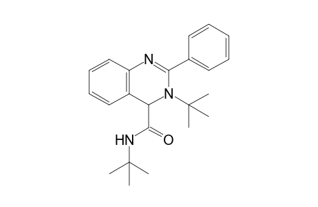 N,3-Di-tert-Butyl-2-(phenyl)-3,4-dihydro quinazoline-4-carboxamide