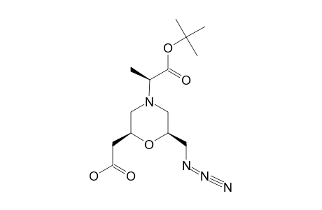 3,7-ANHYDRO-5-AZA-8-AZIDO-5-(TERT.-BUTYL-L-ALANINYL)-2,4,5,6,8-PENTADEOXY-D-GLYCERO-D-ALLO-OCTONIC-ACID