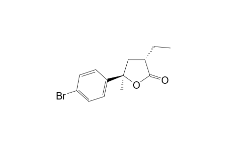 (3S,5R)-5-(4-bromophenyl)-3-ethyl-5-methyl-2-oxolanone