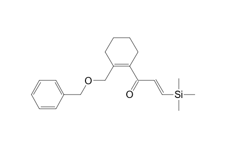 2-Propen-1-one, 1-[2-[(phenylmethoxy)methyl]-1-cyclohexen-1-yl]-3-(trimethylsilyl)-, (E)-