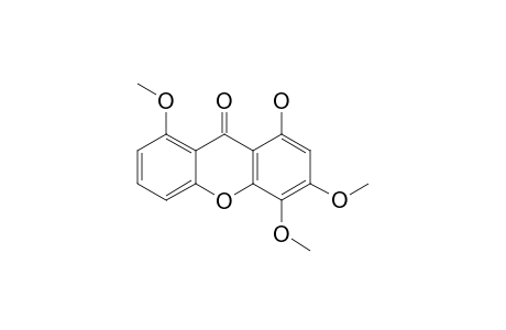 1-HYDROXY-3,4,8-TRIMETHOXYXANTHONE