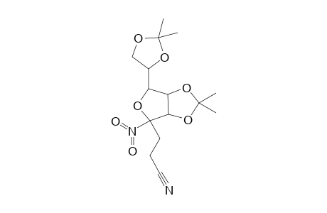 .beta.-D-manno-4-Nonulo-4,7-furanosononitrile, 2,3,4-trideoxy-5,6:8,9-bis-O-(1-methylethylidene)-4-nitro-