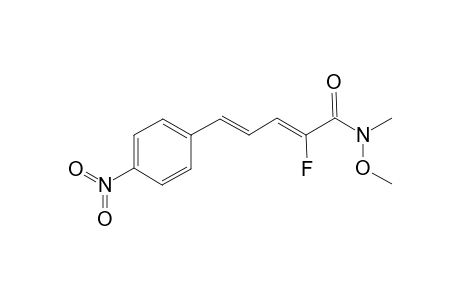 [(2Z),(4E)]-2-FLUORO-N-METHOXY-N-METHYL-5-(4-NITROPHENYL)-PENTA-2,4-DIENAMIDE
