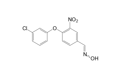 4-(3-Chlorophenoxy)-3-nitrobenzaldehyde oxime