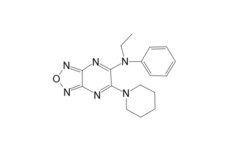 Ethyl-phenyl-(6-piperidin-1-yl-[1,2,5]oxadiazolo[3,4-b]pyrazin-5-yl)-amine
