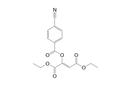 1,2-Di(ethoxycarbonyl)vinyl 4-cyanobenzoate