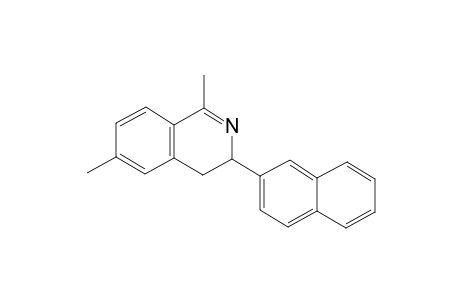 1,6-Dimethyl-3-(naphthalen-2-yl)-3,4-dihydroisoquinoline