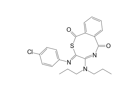 3-(4-Chlorophenylimino)-4-(di-n-propylamino)-2,5-benzothiazocine-1,6-dione