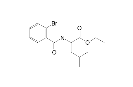 L-Leucine, N-(2-bromobenzoyl)-, ethyl ester