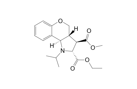 2-Ethyl 3-Methyl (2R*,3R*,3aR*,9bR*)-1-Isoproptyl-1,2,3,3a,4,9b-hexahydrochromeno[4,3-b]pyrrole-2,3-dicarboxylate