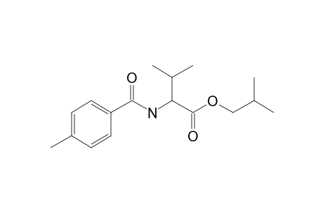 L-Valine, N-(4-methylbenzoyl)-, isobutyl ester