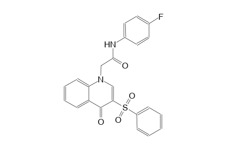 1-quinolineacetamide, N-(4-fluorophenyl)-1,4-dihydro-4-oxo-3-(phenylsulfonyl)-