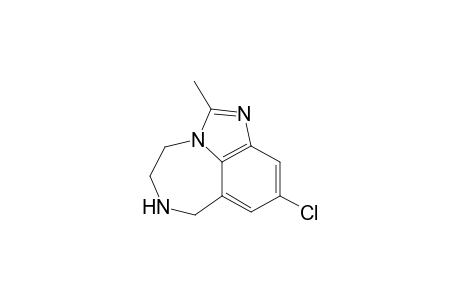 Imidazo[4,5,1-jk][1,4]benzodiazepine, 9-chloro-4,5,6,7-tetrahydro-2-methyl-