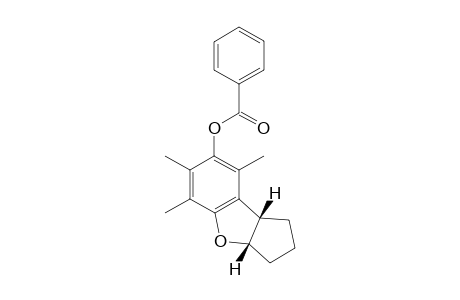 4,6,7-Trimethylcyclopentano[d]benzo[b]furan-5-yl benzoate