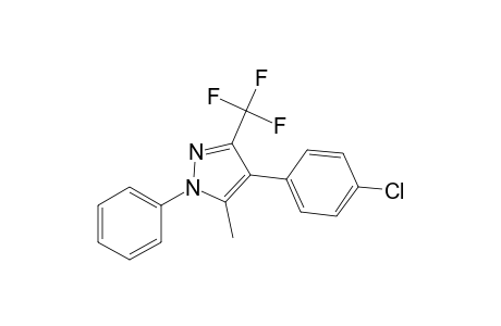 4-(4-Chlorophenyl)-5-methyl-1-phenyl-3-(trifluoromethyl)pyrazole