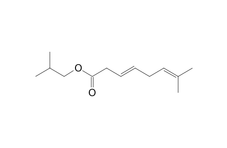 (E)-Isobutyl 7-methylocta-3,6-dienoate
