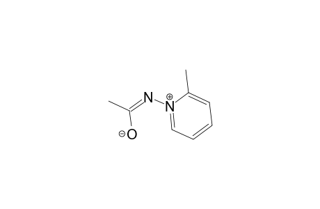 Pyridinium, 1-(acetylamino)-2-methyl-, hydroxide, inner salt