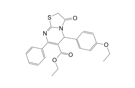 ethyl 5-(4-ethoxyphenyl)-3-oxo-7-phenyl-2,3-dihydro-5H-[1,3]thiazolo[3,2-a]pyrimidine-6-carboxylate
