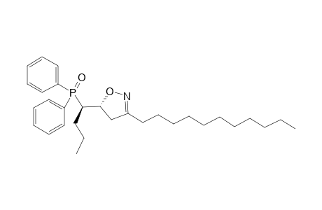 (1'R*,5R*)-5-(1'-Diphenylphosphinoylbutyl)-3-undecyl-4,5-dihydroisoxazole