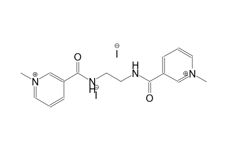 1-methyl-3-{[(2-{[(1-methyl-3-pyridiniumyl)carbonyl]amino}ethyl)amino]carbonyl}pyridinium diiodide