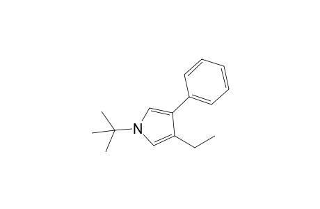 N-tert-Butyl-3-ethyl-4-phenylpyrrole