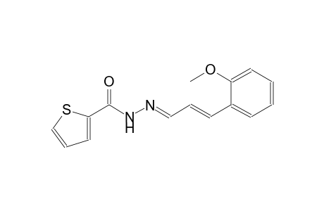 N'-[(E,2E)-3-(2-methoxyphenyl)-2-propenylidene]-2-thiophenecarbohydrazide