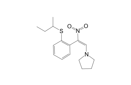 1-[(E)-2-(2-Sec-butylsulfanyl-phenyl)-2-nitro-vinyl]-pyrrolidine