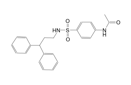 N-(4-{[(3,3-diphenylpropyl)amino]sulfonyl}phenyl)acetamide