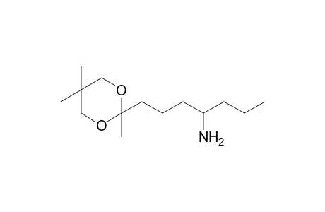1-(2,5,5-trimethyl-1,3-dioxan-2-yl)-4-heptanamine