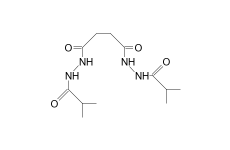 N,N'-Diisobutyryl-succinic acid, dihydrazide