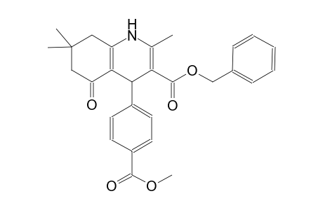 benzyl 4-[4-(methoxycarbonyl)phenyl]-2,7,7-trimethyl-5-oxo-1,4,5,6,7,8-hexahydro-3-quinolinecarboxylate