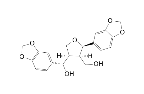 (2R*,3R*,4R*)-2-[(3,4-Methylenedioxy)phenyl]-3-hydroxymethyl-4-[-(S)-[(3,4-methylenedioxy)phenyl]hydroxy]methyltetrahydrofuran