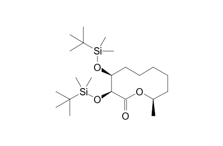 (3S,4S,10R)-3,4-bis[(1',1'-Dimethylethyl)dimethylsilyloxy]-10-methyl-2-oxecanone