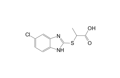propanoic acid, 2-[(5-chloro-1H-benzimidazol-2-yl)thio]-