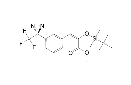 METHYL-(E)-2-(TERT.-BUTYLDIMETHYLSILYLOXY)-3-[3-[3-(TRIFLUOROMETHYL)-3H-DIAZIRIN-3-YL]-PHENYL]-ACRYLATE