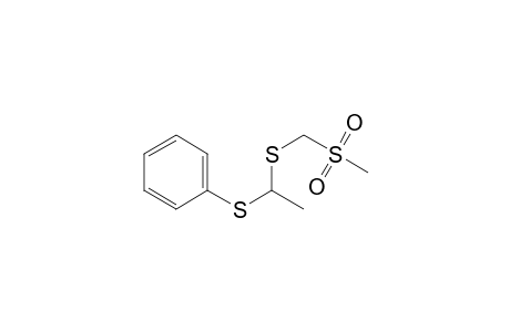 Benzene, [[1-[[(methylsulfonyl)methyl]thio]ethyl]thio]-