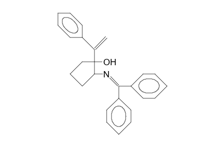 2-(Diphenyl-methyl-imino)-1-(1-phenyl-ethyl)-cyclopentanol