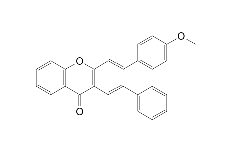 (E,E)-2-[2-(4-Methoxyphenyl)vinyl]-3-(2-phenylvinyl)-4H-chromen-4-one