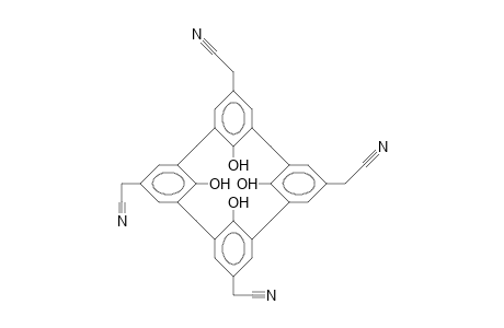 5,11,17,23-Tetrakis(cyanomethyl)-25,26,27,28-tetrahydroxy-calix(4)arene