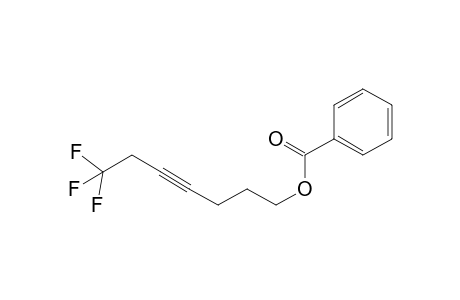 7,7,7-Trifluorohept-4-yn-1-yl benzoate