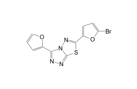 6-(5-bromo-2-furyl)-3-(2-furyl)[1,2,4]triazolo[3,4-b][1,3,4]thiadiazole