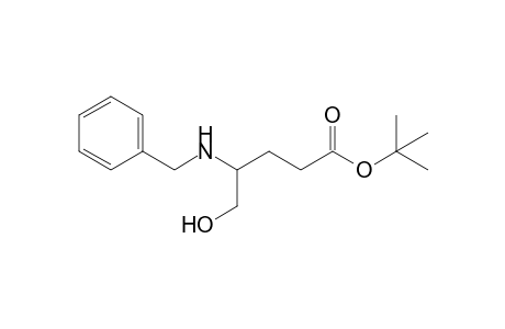 4-(benzylamino)-5-hydroxy-valeric acid tert-butyl ester