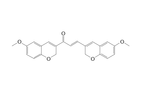 (E)-1,3-BIS-(6-METHOXY-2H-CHROMEN-3-YL)-PROP-2-EN-1-ONE