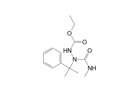 1-Carbethoxy-2-.alpha.-cumyl-4-methylsemicarbazide