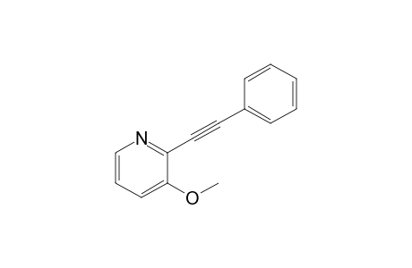 3-Methoxy-2-(phenylethynyl)pyridine