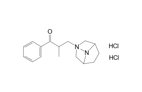 2-methyl-3-(8-methyl-3,8-diazabicyclo[3.2.1]octan-3-yl)propiophenone, dihydrochloride