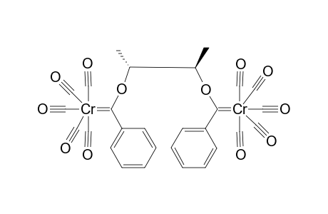 2,3-Butanediolbis[phenylcarbene(pentacarbonyl)chromium] complex