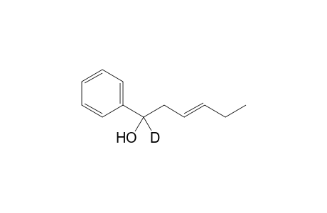 (E)-1-Deuterio-1-phenyl-3-hexen-1-ol